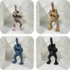 Middle Christmas Finger Originality Model Garnish Office Ornament Toys Prank