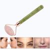 Jadestone Roller Face Massager Skin Tightening Lifting AntiWrinkle Facial Massage Instrument(Pink QuartzJadestone Single Head )