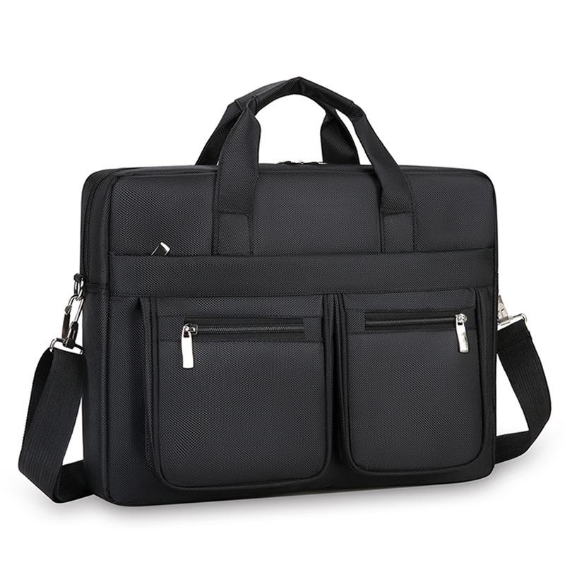 Men's Large Capacity Wear-Resistant Business Laptop Briefcase and Travel Handbag
