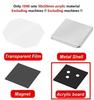 2x2" (Máquina+Cortador+100 Ímãs)Ou(Material de 1000 Ímãs) Kit DIY Personalizado com Foto Ímã de Geladeira Máquina de Fazer Botões Geladeira