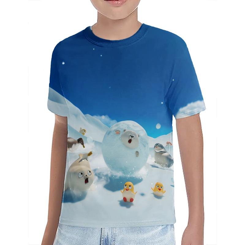 

SEALOOK Summer 3D Printed Kids T-shirt new style kawaii Casual Soft Comfortable Tee Fashion High Quality Boys/girls Tees 3D Anime T-shirt Cute Tops 110