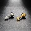 Tragus Piercing Damen Creolen mit Kette Helix Stern Schmetterling Krone Zirkon Ohr Rook Daith Sung Körperschmuck Geschenk CC084