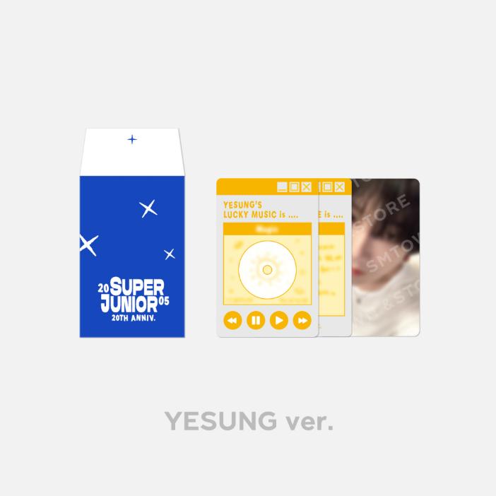 Pre-order SUPER JUNIOR 20th Anniversary Lucky Card Set