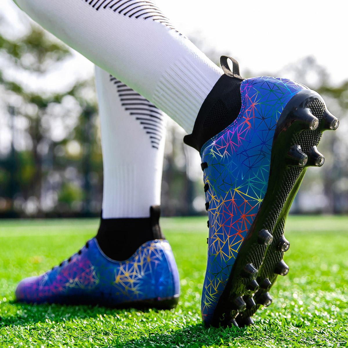 Мужские футбольные бутсы подростковые дышащие футбольные бутсы профессиональная игровая — фото 9