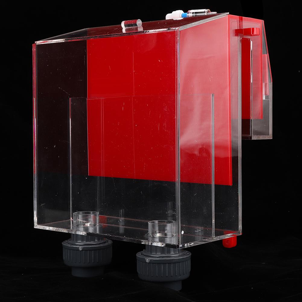 Acryl Rot Aquarium Siphon Freies Löcher Ohne Strom Selbst Starten Überlauf Box Fisch Tanks