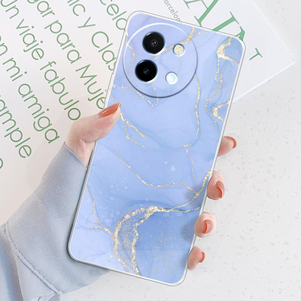 For Vivo Y38 5G Case Back Cover For Vivo Y18 /Vivo Y18E Funda Clear Soft Silicone Phone Case on VivoY38 Y 18 Y18E Protect Coque