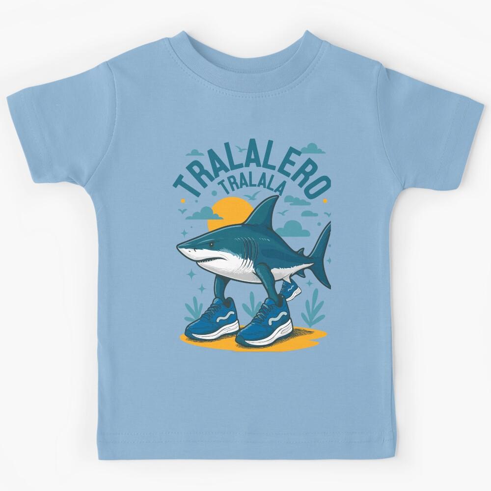 Tralalero Tralala Italian Brainrot Memes Kids T-Shirt 150