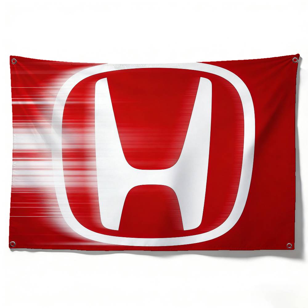 

Motorcycle For HONDA Flag 120g Polyester Sublimation Print Durable Hanging Banner Home Decor Gift (as the picture,50x70cm)