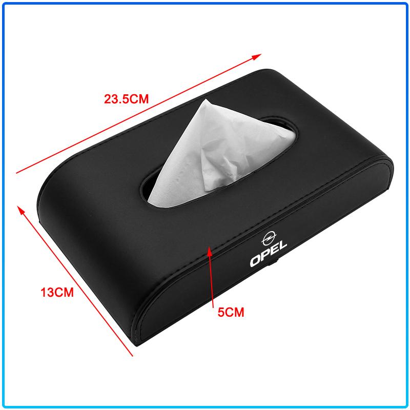 1pcs Car Tissue Box Holder Armrest Box Storage Case For Opel Astra C G H Insignia J K Zafira B Corsa Vectra C Corsa C