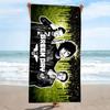 Band Green Day Print Beach Towel, Large Soft Quick Dry Towel for Beach Camping Swimming