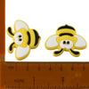 Cartoon Animal Bee Beads Bee Focal Pen Jewelry Making Flat Loose Spacer  Keychain Making