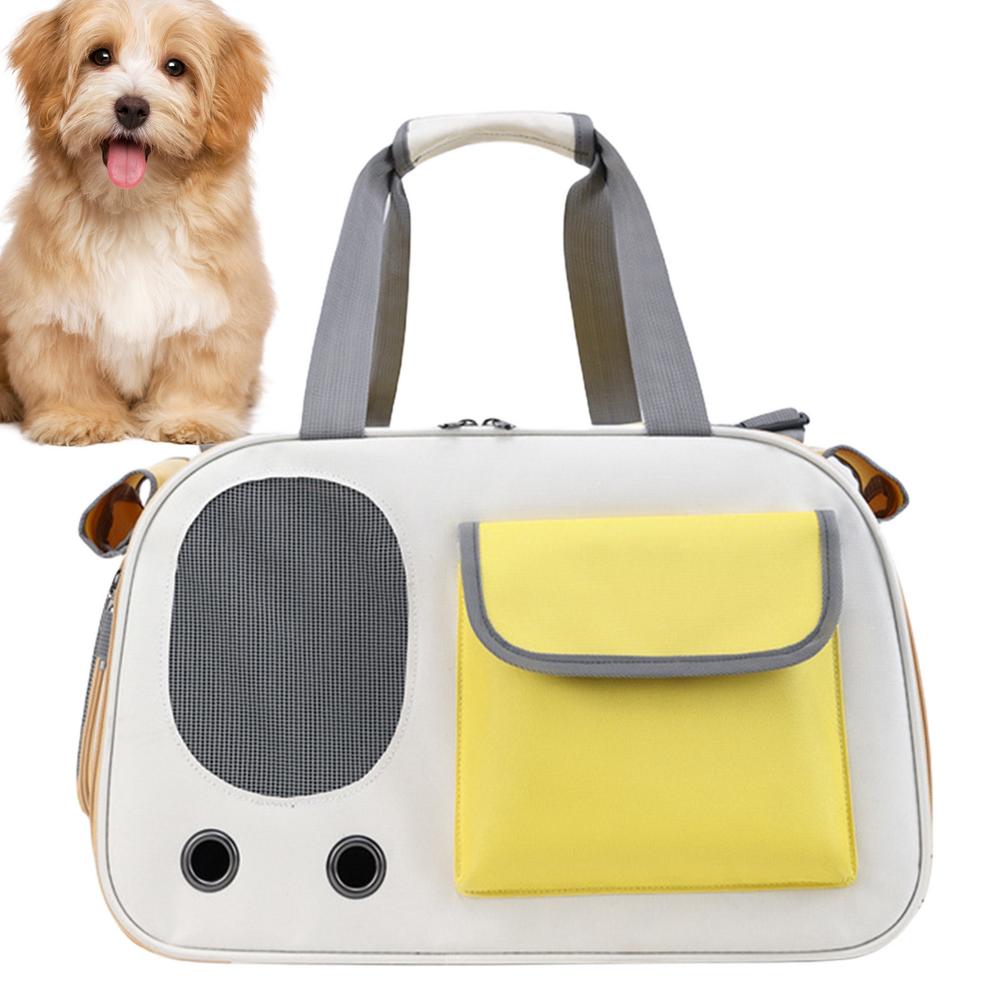 Portable Pet Dog Carrier Bag Portable Foldable Shoulder Bag Outdoor Handbag Transport Bag for Small Dogs Cats Pet Supplies