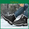 Winter New And Plus Autumn Velvet Warm Hightop Boots Casual Round Toe Mens Thick Plus Size Shoes