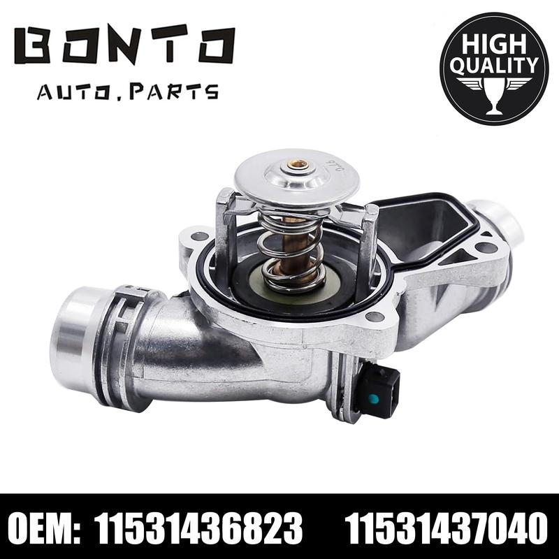 BONTO Aluminum Engine Coolant Thermostat Housing for BMW E36 X3 Z3 320i 323i Replace 11531437040 11531436823 11537509227