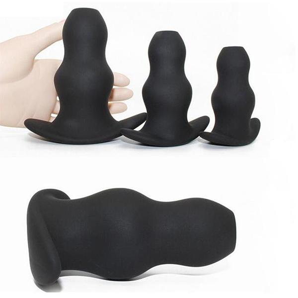 Hollow Design of The Anal Bead Toys Soft Silica Gel Sex Toy