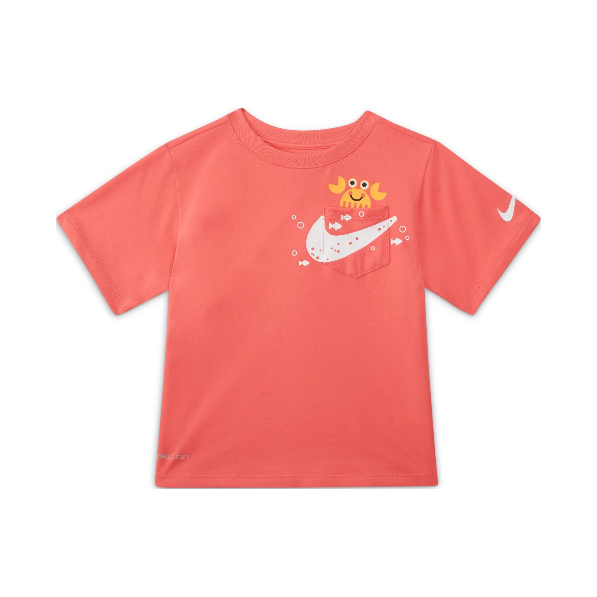

Nike Kids Coral Reef Dri-Fit Cartoon Print Round Neck Short Sleeve T-Shirt Kids tops FQ6937-894 S