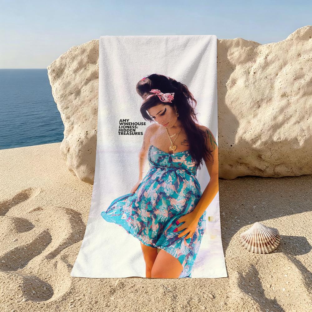 Famous Music Singer Amy W-winehouse Towel For Beaches Yoga Studios Gyms Hot Springs Swimming Pools And Picnics