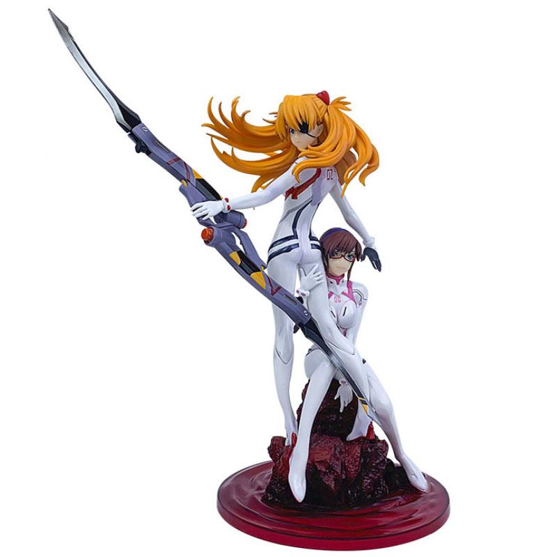23cm Asuka Langley Soryu Action Figure Manga Figurine Doll Ornament Anime Asuka Langley Soryu Figuras GK Statue Model Toys Gift