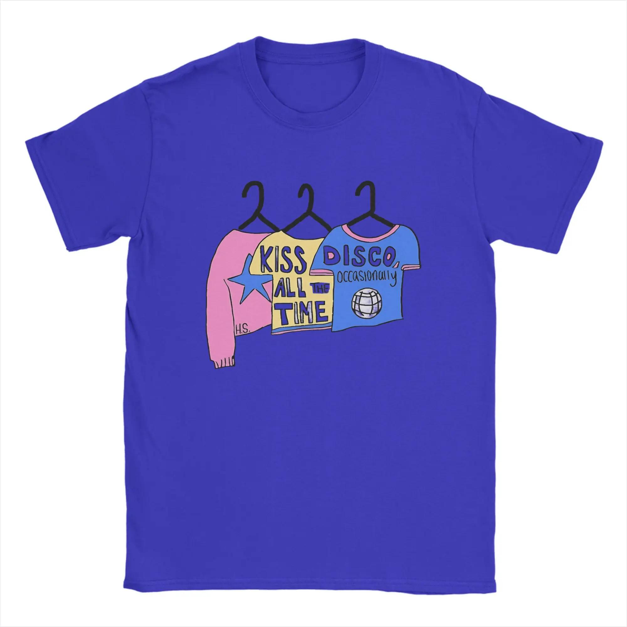 

Kiss All The Time Disco Occasionally T Shirt Summer Popular T Shirts Men Pure Cotton Crewneck Tees Short Sleeves Tops 3XL
