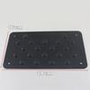 Universal Car Floor Mat Aluminum Foot Heel Carpet Pedal Scuff Plate Nonslip 2mm