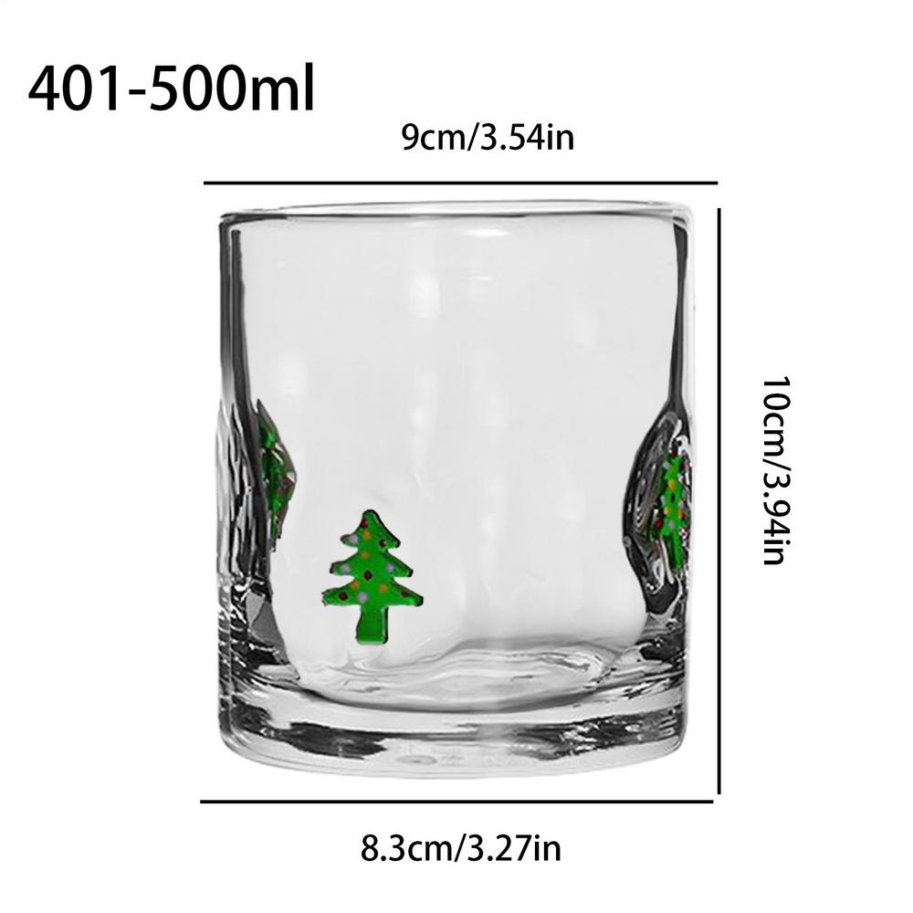 

Рождественская Кофейная Чашка Рождественская Хрустальная Стеклянная Чашка Многоразовая Посуда Стаканы Кружка Для Напитков Путешествия Кафе Зима Дети Друзья