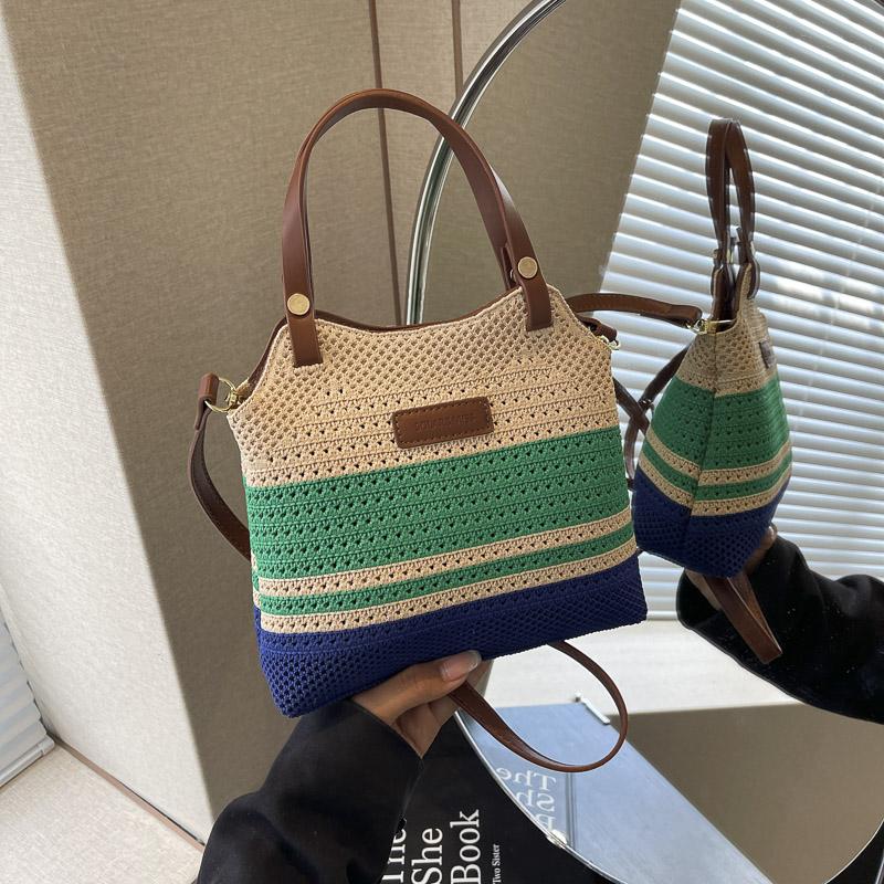 

Новая популярная высококачественная и изысканная сумка через плечо из плетеной травы, сумка на одно плечо, женский подарок для поездок на работу и отдыха