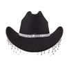 Bridal Cowgirl Hat for Women Rhinestone Cowboy Hat Unique Halloween Costume for Bachelorette Party Birthday Concerts