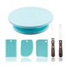 Plastic Cake Turntable Kitchen Baking Tools Set Decoration Accessories Stand Diy Mold Rotating Stable Anti-Skid Round Cake Table