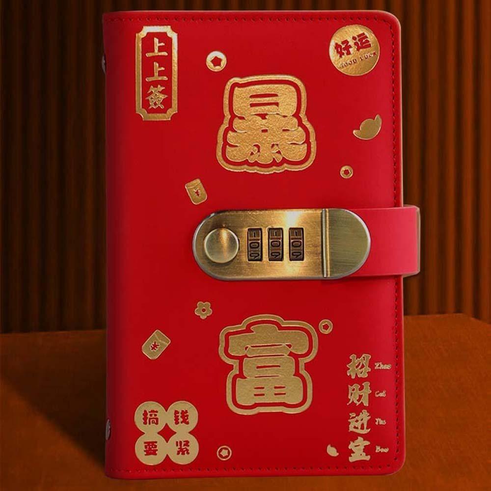 Handbook Saving Money Binder With Password Lock Account Book  for Budgeting Planner