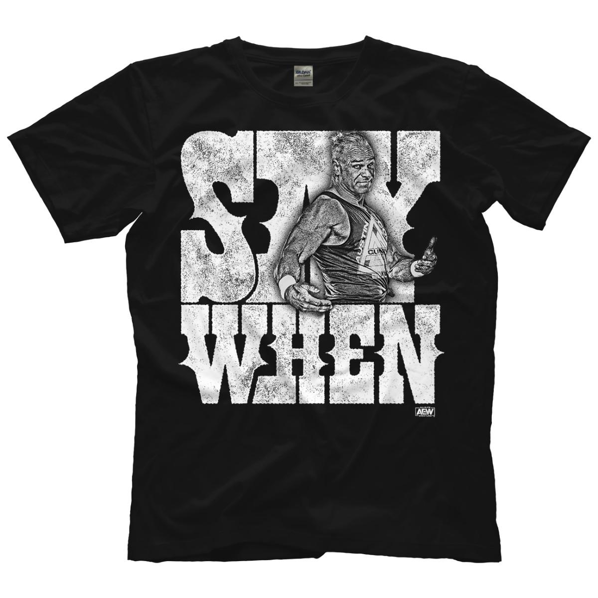 Billy Gunn - Say When AEW Official T-Shirt S разноцветный