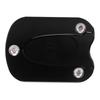 Motorcycle Kickstand Pad Aluminium Alloy Sidestand Foot Rest Replacement for Enfield Meteor 350 2021‑2023 Black