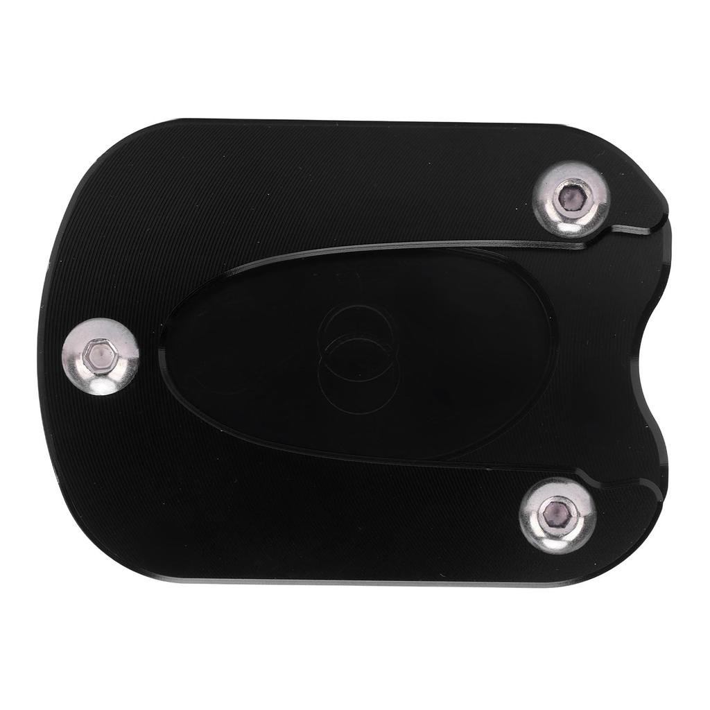 Motorcycle Kickstand Pad Aluminium Alloy Sidestand Foot Rest Replacement for Enfield Meteor 350 2021‑2023 Black