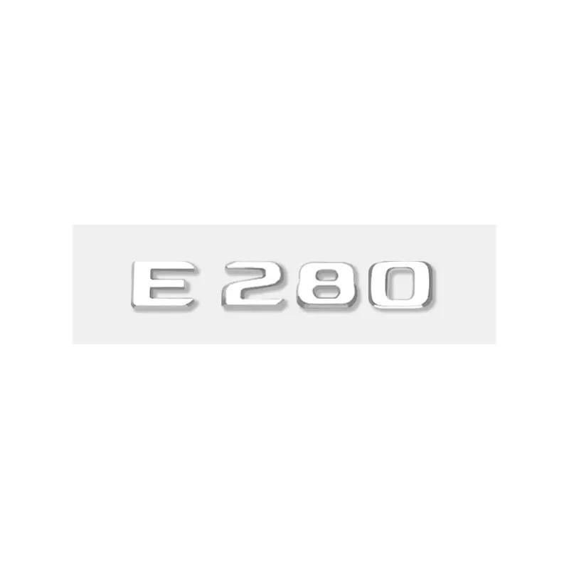 E43 E55 E63 E180 E200L E220 E250 E260 E280 E300LE350 E400L E500 550 Logo Car Sticker for Mercedes Benz E Class Rear Trunk Label