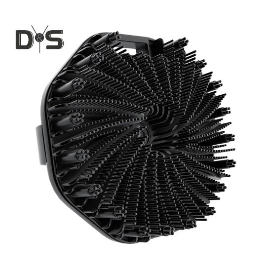 

1/2шт силиконовая щетка для ванны отшелушивающая кожа скраб для тела с массажными щетинками нескользящая ручка щетка для душа