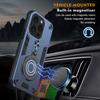 For iPhone 15 Pro Case Rotatable Kickstand PC+TPU Drop Protection Phone Cover