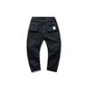 Li Ning X Tide Collaboration Reverse Five Sports Basketball Series Loose Cargo Sports Long Pants Men bottoms Standard-Black AKXP335-2