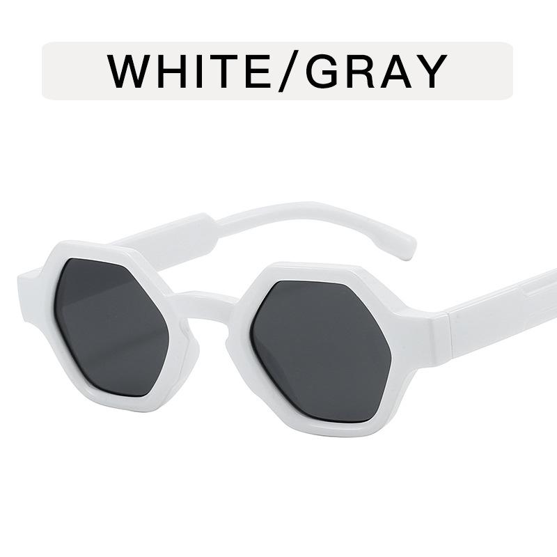 

Polygon Shape Sunglasses Women European American Stylish Sun Glasses Women Travelling Anti-reflective Sunglass for Men