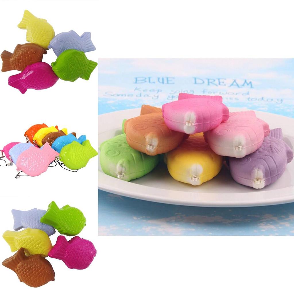 Colorful Fish Mobile Phone Charm With Cute Cartoon Girls Backpack Accessory Keychain For Kids And Teens