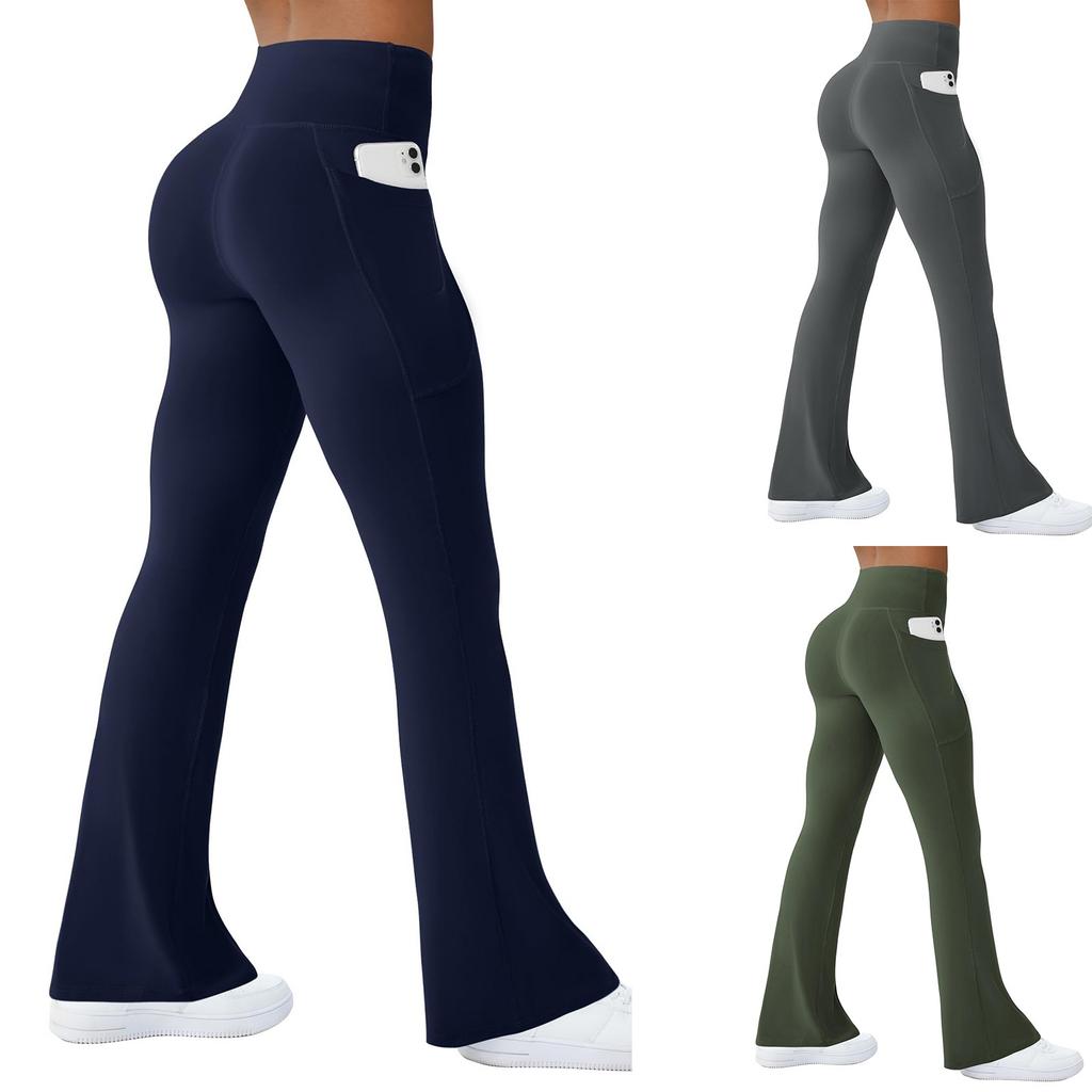 Vinter joggebukser for kvinner Ensfarget uformelle bukser for kvinner Joggebukser i fleece med brede ben og rette bukser