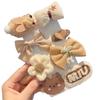 Cute Plush Butterfly Hair Clips for Girls - 2025 Style Duckbill Hairpins for Kids