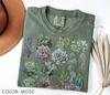Retro Botanisches Sukkulenten Shirt Comfort Colors®, Cottagecore Shirt, Geschenk für Pflanzenliebhaber, Kaktuspflanze T-Shirt, Vintage Natur Ästhetik, Kaktus T-Shirt