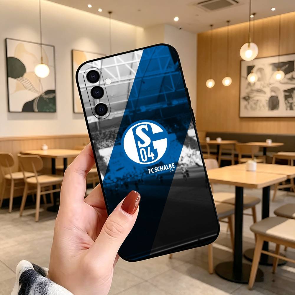 S-Schalke S04  Phone Case For Samsung Galaxy A73,A72,A71,A70,A53,A52,A51,Others Soft Black Cover