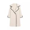 European Women's Double-Sided Wool Long Coat - Autumn/Winter Collection