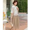Yuzhaolin Women's Chinese Style Summer Short Sleeve Set