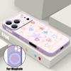 Magnetic For Magsafe Case For iPhone 17 Pro Max Silver Stars Print Soft Silicone Phone Back Cover For iPhone 16 15 14 13 Pro Max 16e 17e