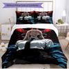 3pcs Duvet Cover Set (1*Duvet Cover + 2*Pillowcase, Without Core), Makima Chainsaw Man Print Soft All‑Season Bedding Set, Home Bedroom Decor Gift