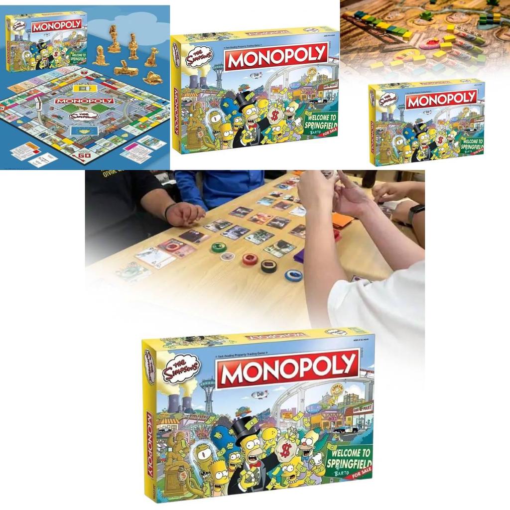 The Simpsons Monopoly Collector's Edition Board Game Fun Family Game Night Experience