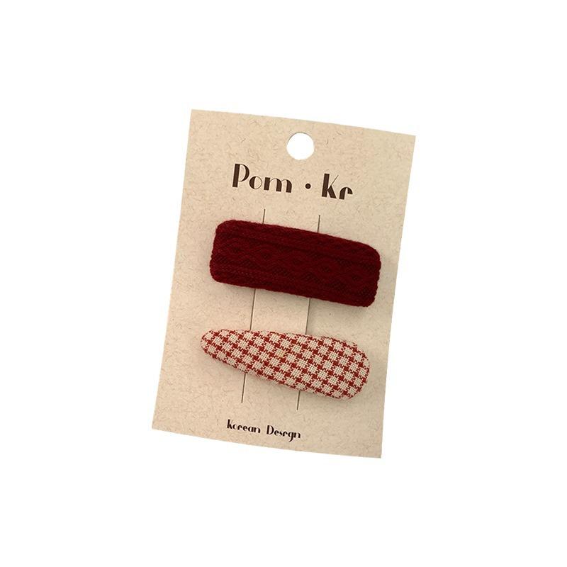 Children's Floral Embroidered Hair Clip for Girls