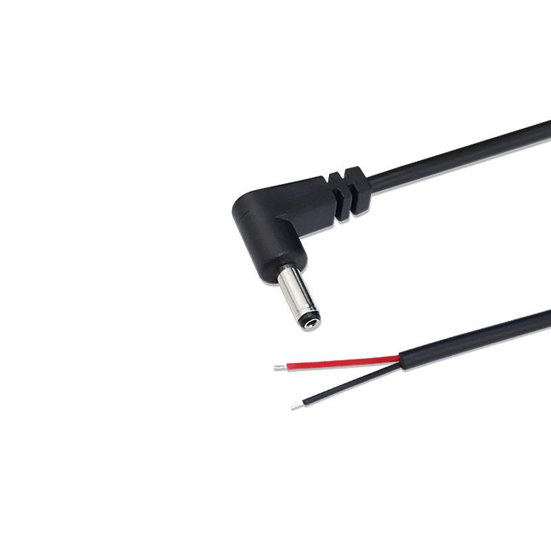 DC Power Cord 3.5x1.35mm Right-Angle Male Connector