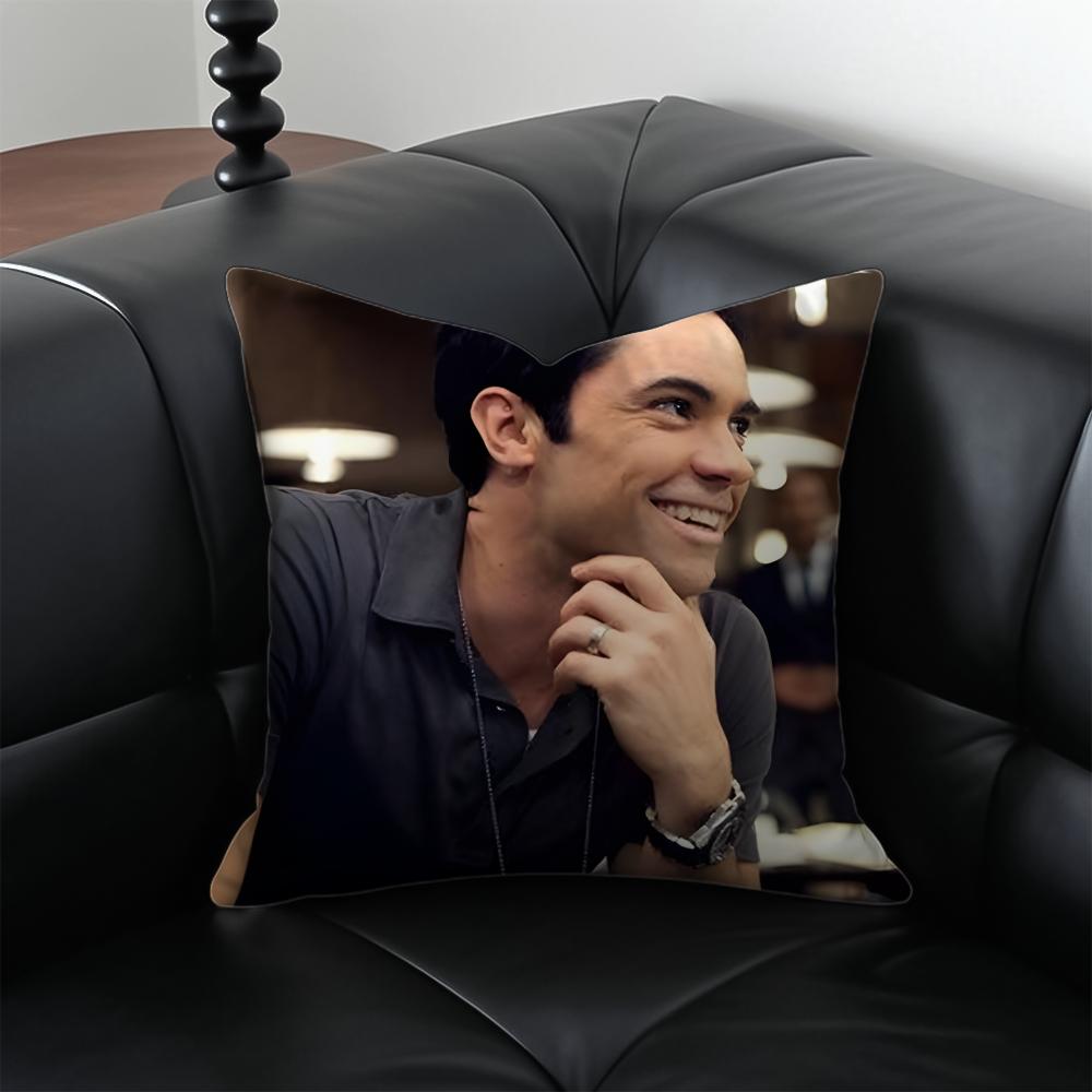 N-Nick Amaro Pillow Law & Order Character Cushion Cover Pillow Case Anti-Dustmite Invisible Zipper Silky Plush Cushion